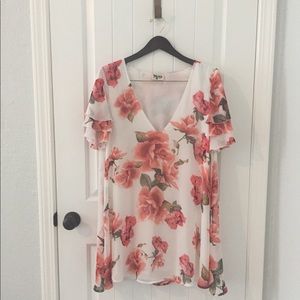 Floral mini dress